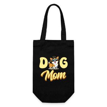 Maman Amoureuse De Chiens Maman Chien Corgi - Sac à bouteille - noir - Devant