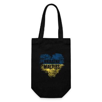 Ukraine Matters - Paix pour l’Ukraine - Sac à bouteille - noir - Devant