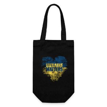 Ukraine Matters - Paix pour l’Ukraine - Sac à bouteille - noir - Devant