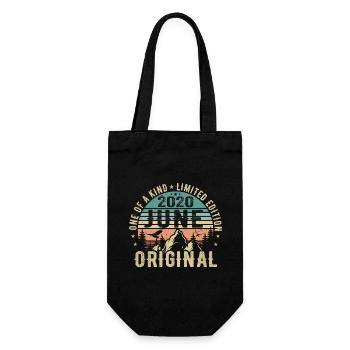 Legendary Since June 2020 Birthday Gift 2020 - Gift Bag for Bottles - black - Front