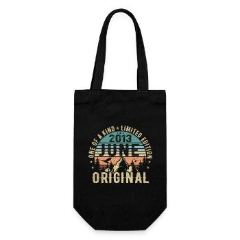 Legendary Since June 2013 Birthday Gift 2013 - Gift Bag for Bottles - black - Front