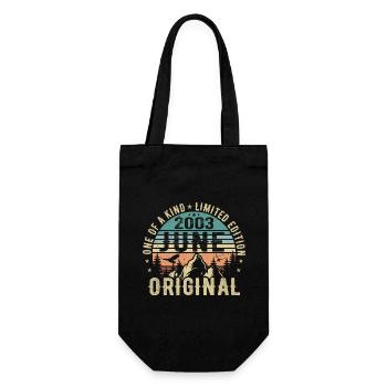 Legendary Since June 2003 Birthday Gift 2003 - Gift Bag for Bottles - black - Front