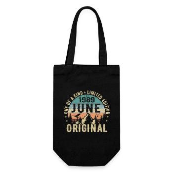 Legendär Seit Juni 1989 Geburtstag Geschenk 1989 - Geschenkbeutel für Flaschen - Schwarz - Vorne