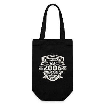 Legend May 2006 Vintage 2006 Birthday 2006 - Gift Bag for Bottles - black - Front
