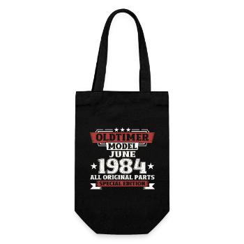 Millésime Juin 1984 Millésime 1984 40ème Anniversaire 84 - Sac à bouteille - noir - Devant