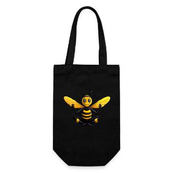 Yoga de la guêpe - Sac à bouteille - noir - Devant