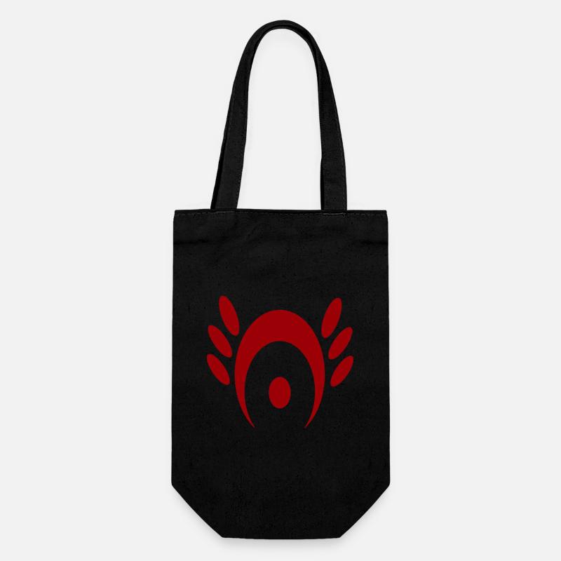 Motif N°4 - Sac à bouteille - noir
