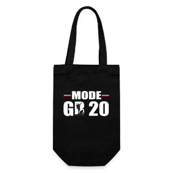 Hiking Mode GR 20 corsica hiking - Gift Bag for Bottles - black - Front