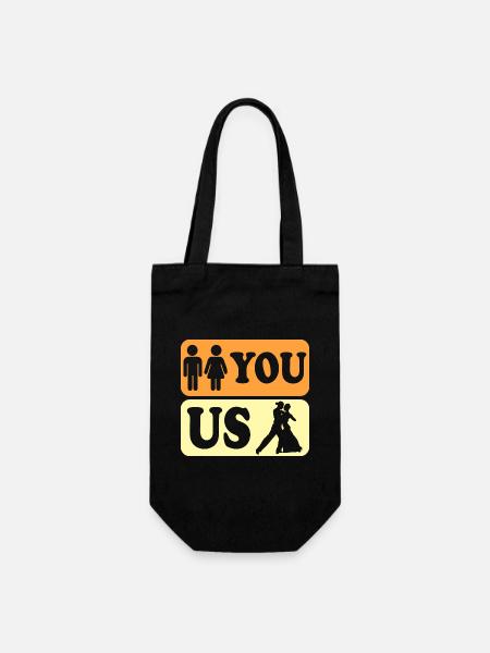 Humor Ballroom Dance Ballroom Dance - Gift Bag for Bottles - black