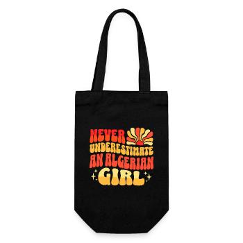Jamais Sous-estimer Fille Algérienne - Sac à bouteille - noir - Devant