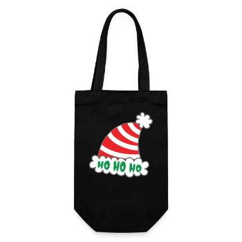 Wichteln Hässliche Sachen Wichtelspiel Weihnachten - Geschenkbeutel für Flaschen - Schwarz - Vorne