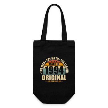 1994 Vintage né homme mythe légende - Sac à bouteille - noir - Devant