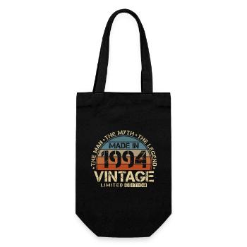 1994 Vintage né homme mythe légende - Sac à bouteille - noir - Devant