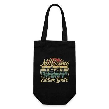 Millésime 1941 - Cadeau Pour le 83e Anniversaire - Sac à bouteille - noir - Devant