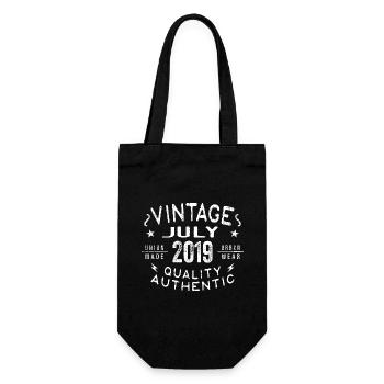 July 2019 Birthday in 2019 Birthday Gift - Gift Bag for Bottles - black - Front