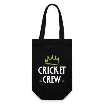 Cricket Crew - Geschenkbeutel für Flaschen - Schwarz - Vorne