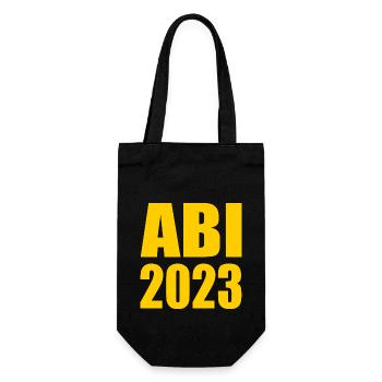 Abi 2023 - Geschenkbeutel für Flaschen - Schwarz - Vorne