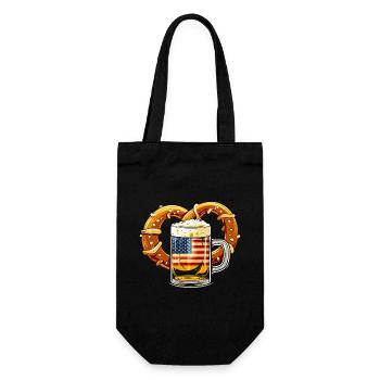 Beer American Origins German - Gift Bag for Bottles - black - Front