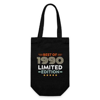 Retro 1990 Vintage Cadeau 34e Anniversaire 34 Ans - Sac à bouteille - noir - Devant