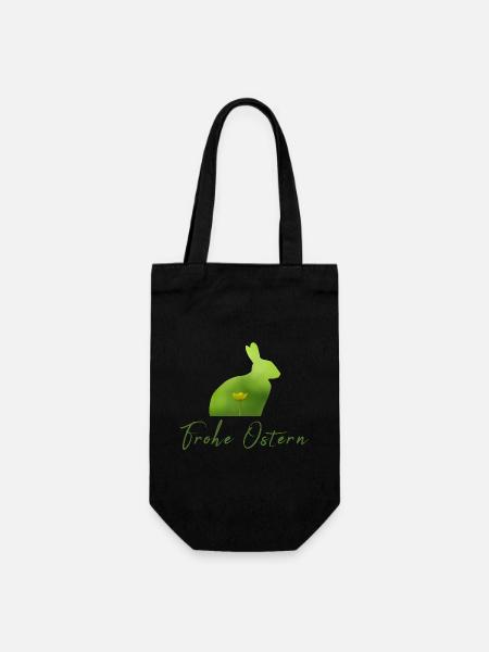 Frohe Ostern Ostern - Geschenkbeutel für Flaschen - Schwarz