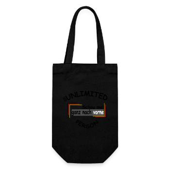 Look at the front - Gift Bag for Bottles - black - Front