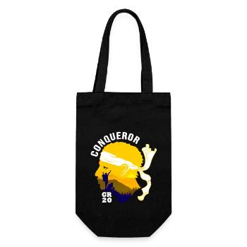 Eroberer GR20 Korsika Wandern - Geschenkbeutel für Flaschen - Schwarz - Vorne