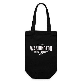 Washington district USA - Gift Bag for Bottles - black - Front
