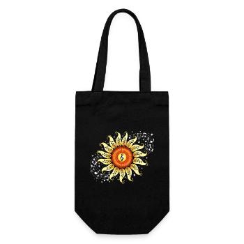 Note Musicale Fleur Musique Femme - Sac à bouteille - noir - Devant