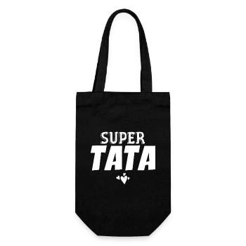 Super Tata - Sac à bouteille - noir - Devant