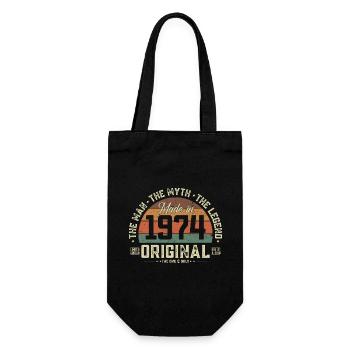 1974 Vintage Born Man Myth Legend - Sac à bouteille - noir - Devant