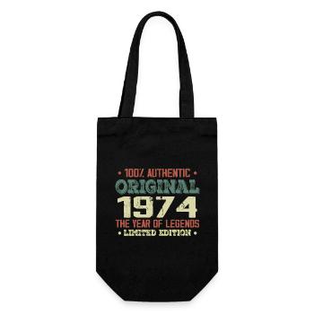Légende Depuis 1974 Né en 1974 - 50e Anniversaire - Sac à bouteille - noir - Devant