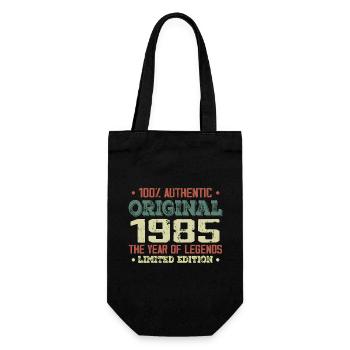 Legend since 1985 Born in 1985 - 39th birthday - Gift Bag for Bottles - black - Front