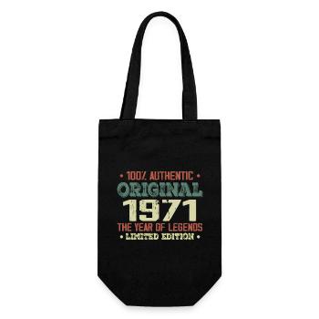 Légende Depuis 1971 Né en 1971 - 53e Anniversaire - Sac à bouteille - noir - Devant