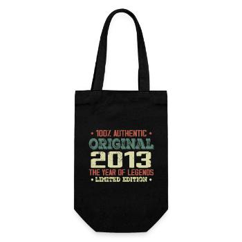 Légende Depuis 2013 Né en 2013 - 11e Anniversaire - Sac à bouteille - noir - Devant