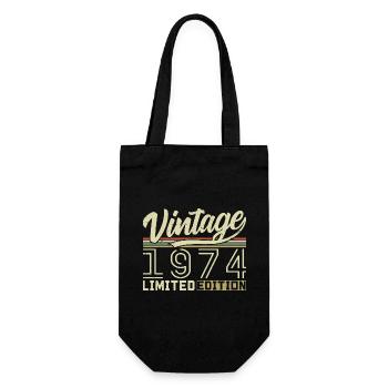 Légende depuis 1974 Né en 1974 Anniversaire 50 ans - Sac à bouteille - noir - Devant