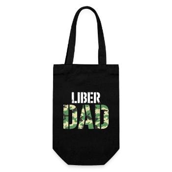 Humor Libertarian Camo Freedom Dad - Gift Bag for Bottles - black - Front