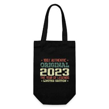Légende Depuis 2023 Né en 2023 - 1e Anniversaire - Sac à bouteille - noir - Devant