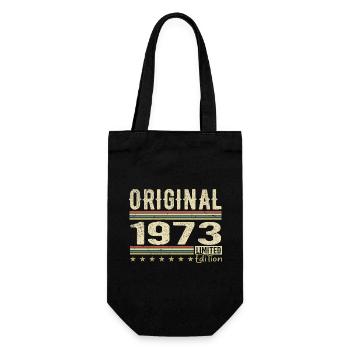 Original 1973 - Cadeau D’anniversaire Rétro 1973 - Sac à bouteille - noir - Devant