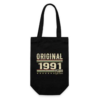 Original 1991 - Cadeau D’anniversaire Rétro 1991 - Sac à bouteille - noir - Devant