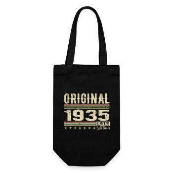 Original 1935 - Cadeau D’anniversaire Rétro 1935 - Sac à bouteille - noir - Devant