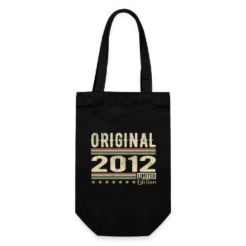 Original 2012 - Cadeau D’anniversaire Rétro 2012 - Sac à bouteille - noir - Devant
