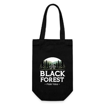 Black Forest for You - Geschenkbeutel für Flaschen - Schwarz - Vorne