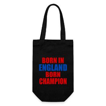 born in england born champion - angleterre - Sac à bouteille - noir - Devant