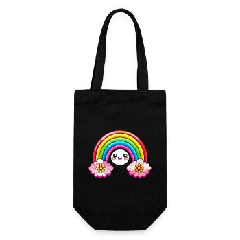 Sweet Rainbow - Gift Bag for Bottles - black - Front