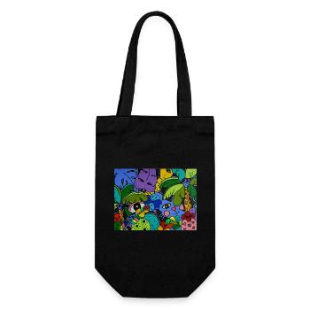 Monsieur Le Chat Mystique - Sac à bouteille - noir - Devant