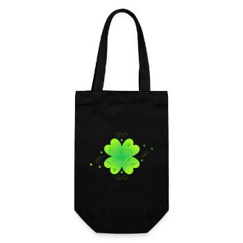 Happy New Year - Gift Bag for Bottles - black - Front