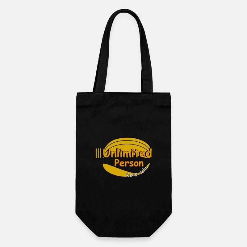 Restez calme - Sac à bouteille - noir