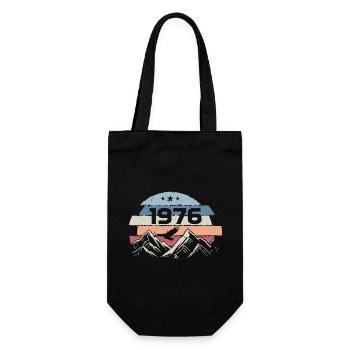 Original 1976 Vintage 1976 Birthday 1976 - Gift Bag for Bottles - black - Front