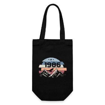 Original 1986 Vintage 1986 Birthday 1986 - Gift Bag for Bottles - black - Front