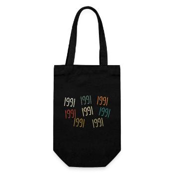 Né en 1991 - légendaire depuis 1991 - Sac à bouteille - noir - Devant